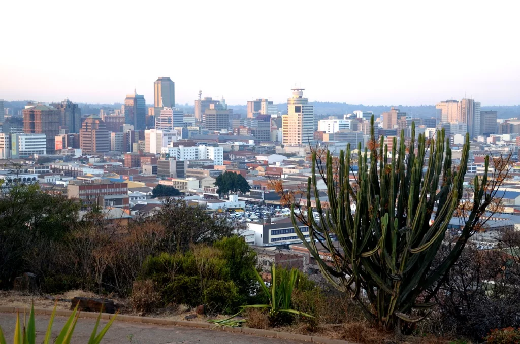 Vista de la Ciudad de Harare, Zimbabue. El séptimo mejor destino.