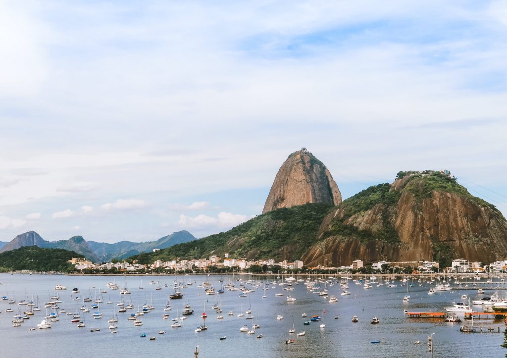 Una playa en el Río Janeiro.