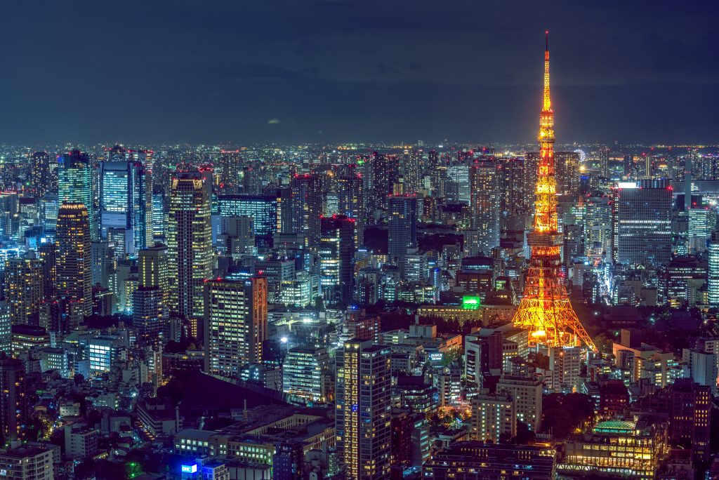 La ciudad de Tokio, Japón. Uno de los mejores destinos donde viajar en julio.